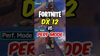 Fortnite  DirectX 12 vs Performance Mode  Quick FPS Test [upl. by Persian378]