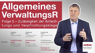 Zulässigkeit einer Anfechtungs und Verpflichtungsklage  Allgemeines Verwaltungsrecht  Folge 5 [upl. by Dnanidref743]