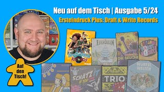 Ersteindruck Plus Draft amp Write Records  Auf den Tisch [upl. by Einwahs970]