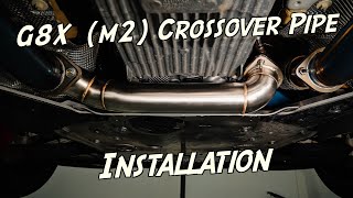 G8X Crossover Pipe Install [upl. by Adams]