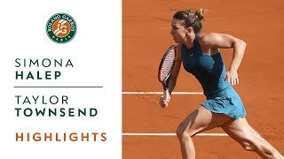 Simona Halep vs Taylor Townsend  Round 2 Highlights I RolandGarros 2018 [upl. by Weeks]