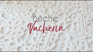 Recette bûche glacée framboise et vanille  Vacherin  SCRAPCOOKING® [upl. by Aivil]