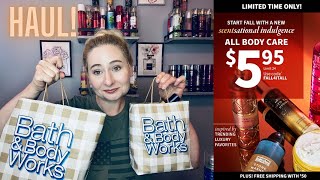 BATH amp BODY WORKS ALL BODY CARE SALE 595 HAUL Includes Shampoo amp Conditioner Skincare scrubs [upl. by Nnael]