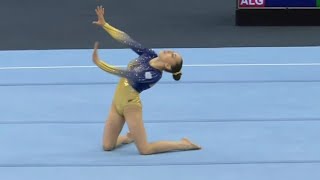 Kaylia Nemour 🇩🇿🇫🇷 ALG  Bronze 🥉Floor  Personal Best on Floor Final  Baku World Cup 2024 [upl. by Moina]