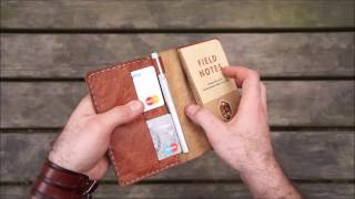 Galen Leather No33 Field Notes Cover [upl. by Belldas461]