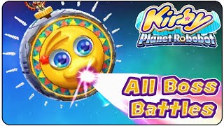 Kirby Planet Robobot All Bosses [upl. by Halverson]