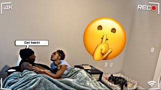 SAYING ANOTHER MANS NAME WHILE SLEEPING PRANK ON FIANCÉ “SHE NOT HAVING IT” [upl. by Yenruoc]