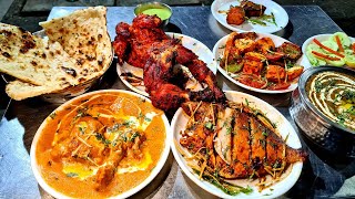 NONVEG STREET FOOD KE KING BEST BUTTER CHICKEN amp FULL POMFRET MACHI amp WHOLE TANDOORI Indian Food [upl. by Nnylf]