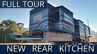 New Rear Kitchen Fifth Wheel Luxe 46RKB FULL TOUR [upl. by Conover71]