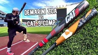 DeMarini ZOA vs Marucci Cat 9 Composite  Battle for the BEST USSSA 5 Baseball Bat [upl. by Tnert865]