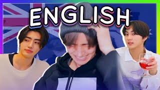 ENHYPEN being ENGLISH PROFESSIONALS [upl. by Anatsirhc]