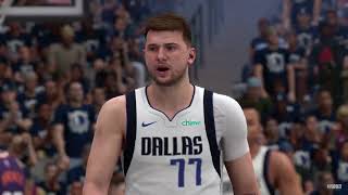 NBA Playoffs Dallas Mavericks Vs Phoenix Suns Round 1 Game 1  NBA 2K25 My Eras  Daily Dose Gaming [upl. by Balliett]