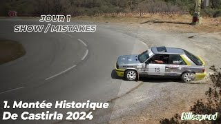 1ère Montée Historique de Castirla 2024  Jour 1 Show Mistakes [upl. by Allecsirp]