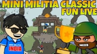 Mini Militia Classic Live😂 Mini Militia Classic Live Custom Room  Mmc Live [upl. by Aalst]