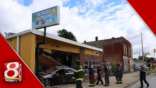 22yearold driver with learners permit crashes into restaurant [upl. by Veronica]