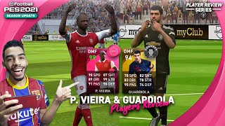 Legend GUARDIOLA  VIERA iconic moment Review 🔥 a beast DMF Pes 2021 mobile [upl. by Adidnac]