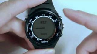 Suunto t3d  First Settings [upl. by Arihsa]