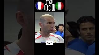 FranceVSItaly2006WorldCupFinal⚽🥅🇮🇹shortsfootballyoutubeitalyfrance [upl. by Tiffani784]