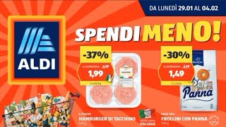 VOLANTINO  ANTEPRIMA⚠️ ALDI 🛒 DAL 29 GENNAIO AL 4 FEBBRAIO 2024 TANTI♡VOLANTINI [upl. by Jonie535]