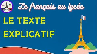 Le texte explicatif ✔ Classification du texte 📚 Français au lycée [upl. by Anilave]