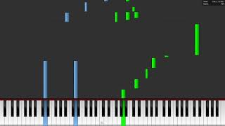 Caesar Death Theme Il Mare Eterno Nella Mia Anima  Piano tutorial [upl. by Joiner125]