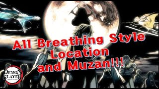 Roblox Demon Slayer RPG 2  All Breathing Location  Muzan [upl. by Cotterell740]