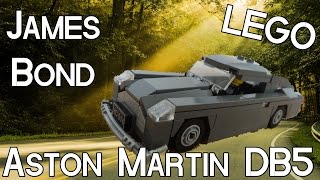 Lego Aston Martin DB5  working ejector seat [upl. by Topper688]