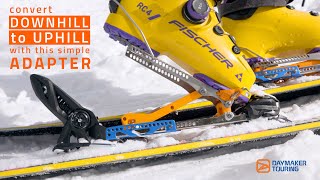 Ski Tour with your Downhill Gear Daymakers Classic Ski Touring Adapter [upl. by Turro]