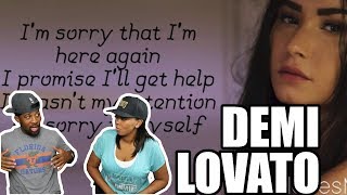 REACTION  Demi Lovato  Sober  Lyric Video  GREAT DISCUSSION‼ [upl. by Shedd]