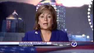 Martinez Denish Debate The Issues Part 1 [upl. by Llednav]