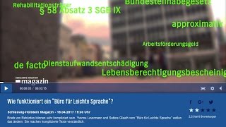 Wie funktioniert ein Büro für Leichte Sprache NDR de Fernsehen [upl. by Dej]