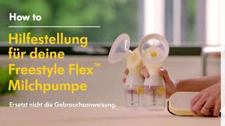 Tipps zum Abpumpen mit der Freestyle Flex Milchpumpe von Medela [upl. by Edie221]