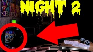 Five Nights at Freddys 2 Gameplay Walkthrough Part 2  NIGHT 2  BALLOON MAN ATTACKS [upl. by Rickard354]