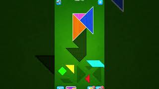 Tangram puzzle level 137 youtubeshorts games feedshorts puzzler tangram [upl. by Ruthe]