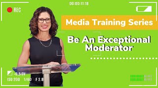 How To Moderate A Panel Discussion Audiences Will Love  Media Training [upl. by Tama]