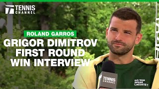 Grigor Dimitrov Sees Opportunity in Roland Garros Draw  2024 Roland Garros First Round [upl. by Delcina]