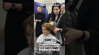 TECHNIKI KOLORYZACJI BALAYAGE Projektowanie efektów part 1 [upl. by Erek]