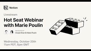 Hot Seat with Marie Poulin Building a CRM from Scratch [upl. by Ijan]