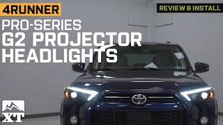 20142020 4Runner PROSeries G2 Projector Headlights Review amp Install [upl. by Hardi]