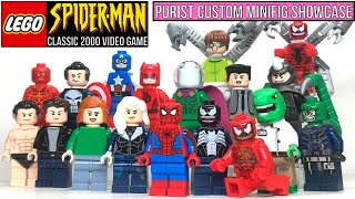 LEGO SPIDERMAN 2000 Video Game Custom Minifigure Showcase [upl. by Peder]