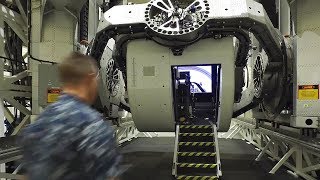 US Militarys 19M 4500HP 6 Axis Aircraft Motion Simulator KRAKEN Disorientation Device [upl. by Turley667]