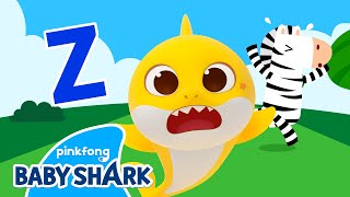 Zebra  Letter Z  Baby Sharks ABC Song  Learn ABCs with Baby Shark Official [upl. by Nilyak]