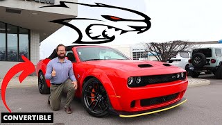 NEW Dodge Challenger Hellcat Convertible Its Real [upl. by Dohsar]