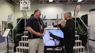 Barletta Pontoon Boats AMAZING The 2019 Minneapolis Boat Show [upl. by Nybor47]