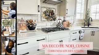 Ma deco de Noel Cuisine Christmas kitchen styling christmas 2024 idees deco Noeldecorate with me [upl. by Viviana377]