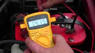 How to Easy test to check your alternator [upl. by Ecitnerp]