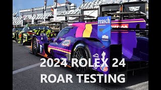 2024 Rolex 24 Roar Test Session 1 [upl. by Annasor]