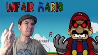 Unfair Mario  I HATE THIS GAME  Gameplay CommentaryFace cam reaction [upl. by Eilram]