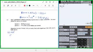 CSEC Add Maths Revision May 14 2024 AP and GP [upl. by Hayidah44]