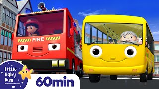 Wheels On The BUS More Nursery Rhymes and Kids Songs  Little Baby Bum [upl. by Hayyim]